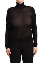 Load image into Gallery viewer, Dolce &amp; Gabbana Elegant Black Turtleneck Sweater
