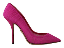 Load image into Gallery viewer, Dolce &amp; Gabbana Elegant Pink Tulle Mesh Heels Pumps
