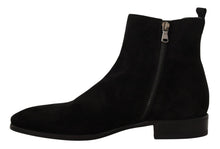 Load image into Gallery viewer, Dolce &amp; Gabbana Elegant Suede Leather Chelsea Boots
