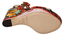 Load image into Gallery viewer, Dolce &amp; Gabbana Elevate Your Step in Multicolor Brocade Heels
