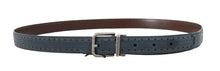 Load image into Gallery viewer, Dolce &amp; Gabbana Elegant Blue Leather Men&#39;s Belt
