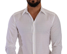 Load image into Gallery viewer, Dolce &amp; Gabbana Elegant White Cotton Poplin Dress Shirt
