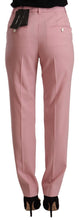 Load image into Gallery viewer, Dolce &amp; Gabbana Elegant Pink High-Waisted Trousers
