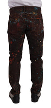 Load image into Gallery viewer, Dolce &amp; Gabbana Elegant Multicolored Painted Denim Jeans
