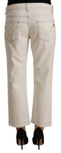 Load image into Gallery viewer, Dolce &amp; Gabbana Chic Off-White Cropped Jeans - Fashionista Must-Have
