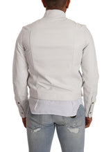 Load image into Gallery viewer, Diesel Exquisite White Leather Biker Jacket
