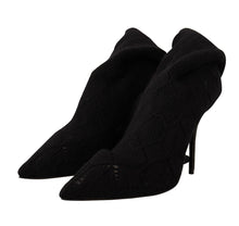 Load image into Gallery viewer, Dolce &amp; Gabbana Elegant Black Stretch Socks Boots
