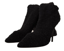 Load image into Gallery viewer, Dolce &amp; Gabbana Chic Black Stretch Sock Boots
