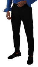 Load image into Gallery viewer, Dolce &amp; Gabbana Elegant Black Slim Fit Cargo Pants
