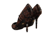 Load image into Gallery viewer, Dolce &amp; Gabbana Elegant Multicolor Tweed Pumps
