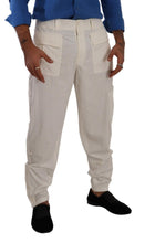 Load image into Gallery viewer, Dolce &amp; Gabbana Elegant Off White Cargo Pants - Regular Fit
