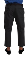 Load image into Gallery viewer, Dolce &amp; Gabbana Elegant Cropped Pants in Gray and Bordeaux Hues
