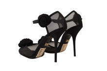 Load image into Gallery viewer, Dolce &amp; Gabbana Elegant Black Mesh Heels Pumps
