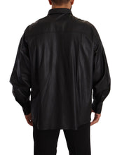 Load image into Gallery viewer, Dolce &amp; Gabbana Elegant Black Leather Jacket
