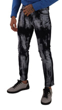 Load image into Gallery viewer, Dolce &amp; Gabbana Blue and White Skinny Stretch Jeans
