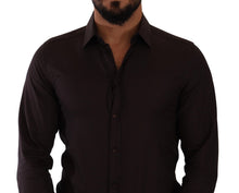 Load image into Gallery viewer, Dolce &amp; Gabbana Elegant Burgundy Slim Fit Dress Shirt
