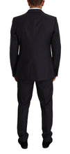 Load image into Gallery viewer, Dolce &amp; Gabbana Elegant Navy Blue Wool Silk Men&#39;s Martini Suit
