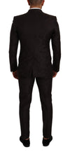 Load image into Gallery viewer, Dolce &amp; Gabbana Elegant Purple Wool 3-Piece Men&#39;s Suit
