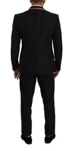 Load image into Gallery viewer, Dolce &amp; Gabbana Elegant Black Silk Blend 3-Piece Suit
