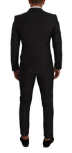 Load image into Gallery viewer, Dolce &amp; Gabbana Black MARTINI Single Breasted 2 Piece Suit
