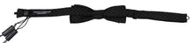 Load image into Gallery viewer, Dolce &amp; Gabbana Elegant Silk Black Bow Tie for Men
