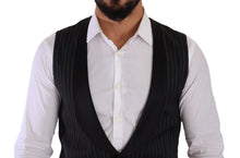 Load image into Gallery viewer, Dolce &amp; Gabbana Elegant Striped Formal Dress Vest
