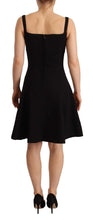 Load image into Gallery viewer, Dolce &amp; Gabbana Elegant A-Line Sheath Dress in Black
