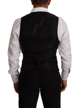 Load image into Gallery viewer, Dolce &amp; Gabbana Elegant Black Virgin Wool Dress Vest
