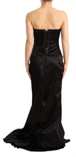 Load image into Gallery viewer, Dolce &amp; Gabbana Elegant Black Strapless Mermaid Dress
