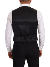 Load image into Gallery viewer, Dolce &amp; Gabbana Elegant Gray Silk Dress Vest
