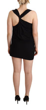 Load image into Gallery viewer, Roberto Cavalli Elegant Black Sheath Stretch Dress
