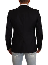 Load image into Gallery viewer, Dolce &amp; Gabbana Exclusive Black Virgin Wool Blazer

