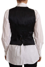 Load image into Gallery viewer, Dolce &amp; Gabbana Elegant Black Wool Blend Waistcoat
