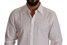 Load image into Gallery viewer, Dolce &amp; Gabbana Elegant White Cotton Dress Shirt - Slim Fit
