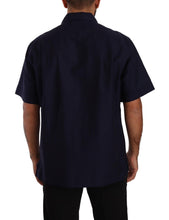 Load image into Gallery viewer, Dolce &amp; Gabbana Elegant Navy Blue Button-Down Casual Shirt
