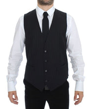 Load image into Gallery viewer, Dolce &amp; Gabbana Gray Stretch Formal Dress Vest Gilet
