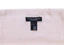 Load image into Gallery viewer, Dolce &amp; Gabbana White Waist Tuxedo Smoking Belt Cummerbund

