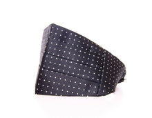 Load image into Gallery viewer, Dolce &amp; Gabbana Elegant Black Silk Polka Dot Cummerbund
