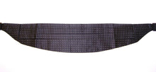 Load image into Gallery viewer, Dolce &amp; Gabbana Elegant Black Silk Polka Dot Cummerbund
