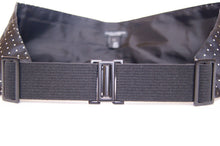 Load image into Gallery viewer, Dolce &amp; Gabbana Elegant Black Silk Polka Dot Cummerbund
