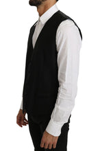 Load image into Gallery viewer, Dolce &amp; Gabbana Black Solid Wool Silk Vest
