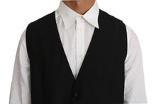 Load image into Gallery viewer, Dolce &amp; Gabbana Black Solid Wool Silk Vest
