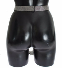 Load image into Gallery viewer, Dolce &amp; Gabbana Black Silk Crystal Bow Waist Belt Elegance
