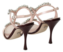 Load image into Gallery viewer, Dolce &amp; Gabbana Pink Crystals Heels Keira Sandals
