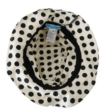 Load image into Gallery viewer, Dolce &amp; Gabbana White 100% Cotton Polka Dot Design Trilby Hat
