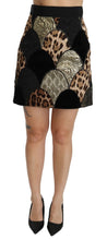 Load image into Gallery viewer, Dolce &amp; Gabbana High-Waisted Leopard Print Skirt
