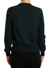 Load image into Gallery viewer, Dolce &amp; Gabbana Elegant Cashmere Green Cardigan
