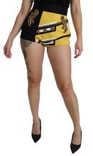 Load image into Gallery viewer, Dolce &amp; Gabbana Embroidered Crystal High Waist Mini Shorts
