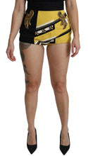 Load image into Gallery viewer, Dolce &amp; Gabbana Embroidered Crystal High Waist Mini Shorts
