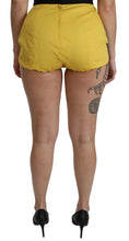 Load image into Gallery viewer, Dolce &amp; Gabbana Embroidered Crystal High Waist Mini Shorts
